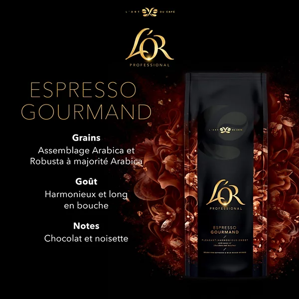 Café en grains L'OR GOURMAND Espresso – Image 2